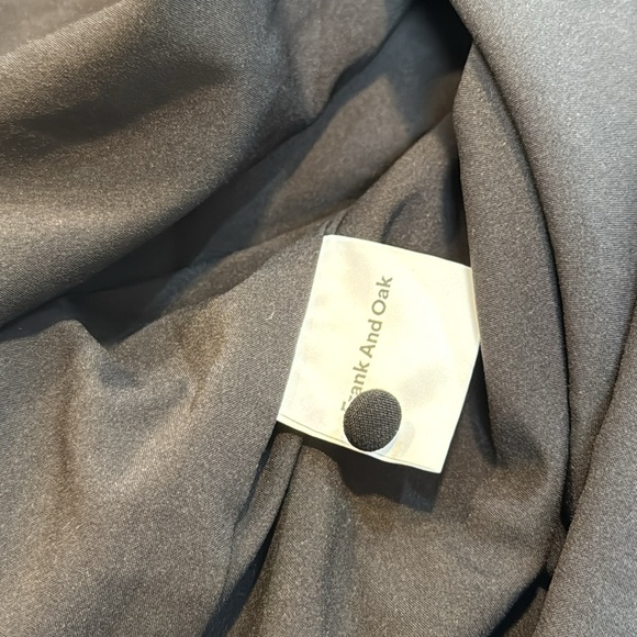 Frank & Oak | Button Down Midi Dress with Pockets in Black Size XS - Picture 13 of 16